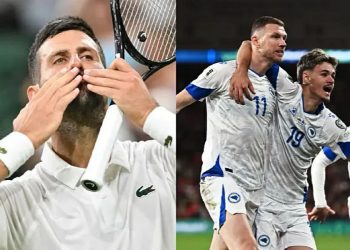 Novak Đoković i Edin Džeko