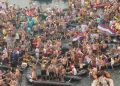 Drinska regata ponovo u znaku nacionalističkih ispada: Orile se pjesme koje pozivaju na nasilje, nošene majice s likovima osuđenih ratnih zločinaca